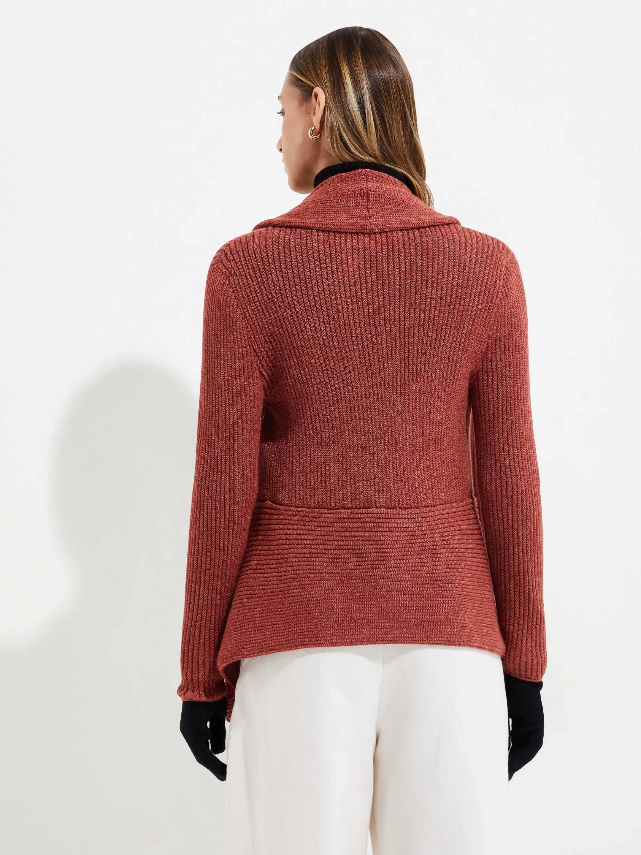 NUMBER NINE ALPACA KNIT BIG CARDIGANサイズ3 3sixteen Boucle Alpaca V-Neck Cardigan - Earth | Cardigan